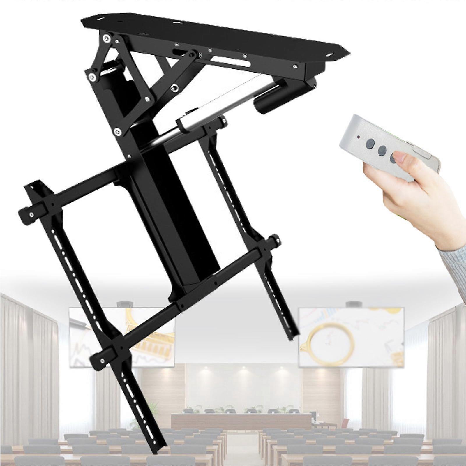 Motorized Ceiling TV Mount 3265 Inch Electric Flip Down Bracket with Remote Space Saving Design
