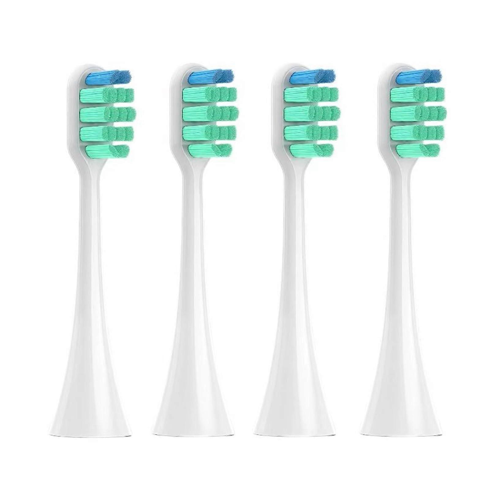 Electric Toothbrush Replacement Heads Compatible with Panasonic EWDC02 EW1031, 4 Pack White
