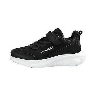 Boys Running Shoes, Breathable Lightweight Sneakers for Kids & Teens – Black, Size 29, Compatible with Track & Field Training