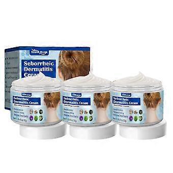 Crema para la dermatitis seborreica 1-3X, crema para la psoriasis, tratamiento para la psoriasis del cuero cabelludo, crema antipicazón, alivio calmante.