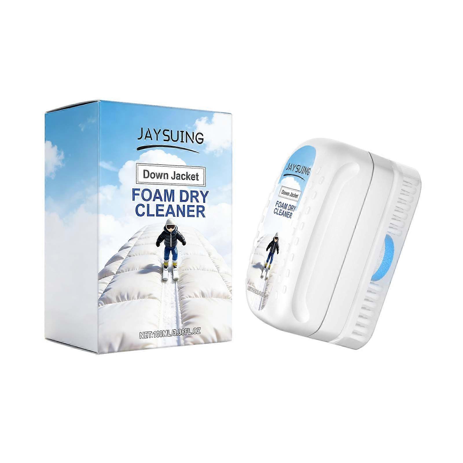 Jaysuing Down Jacket Foam Dry Cleaner Brush - Water-Free