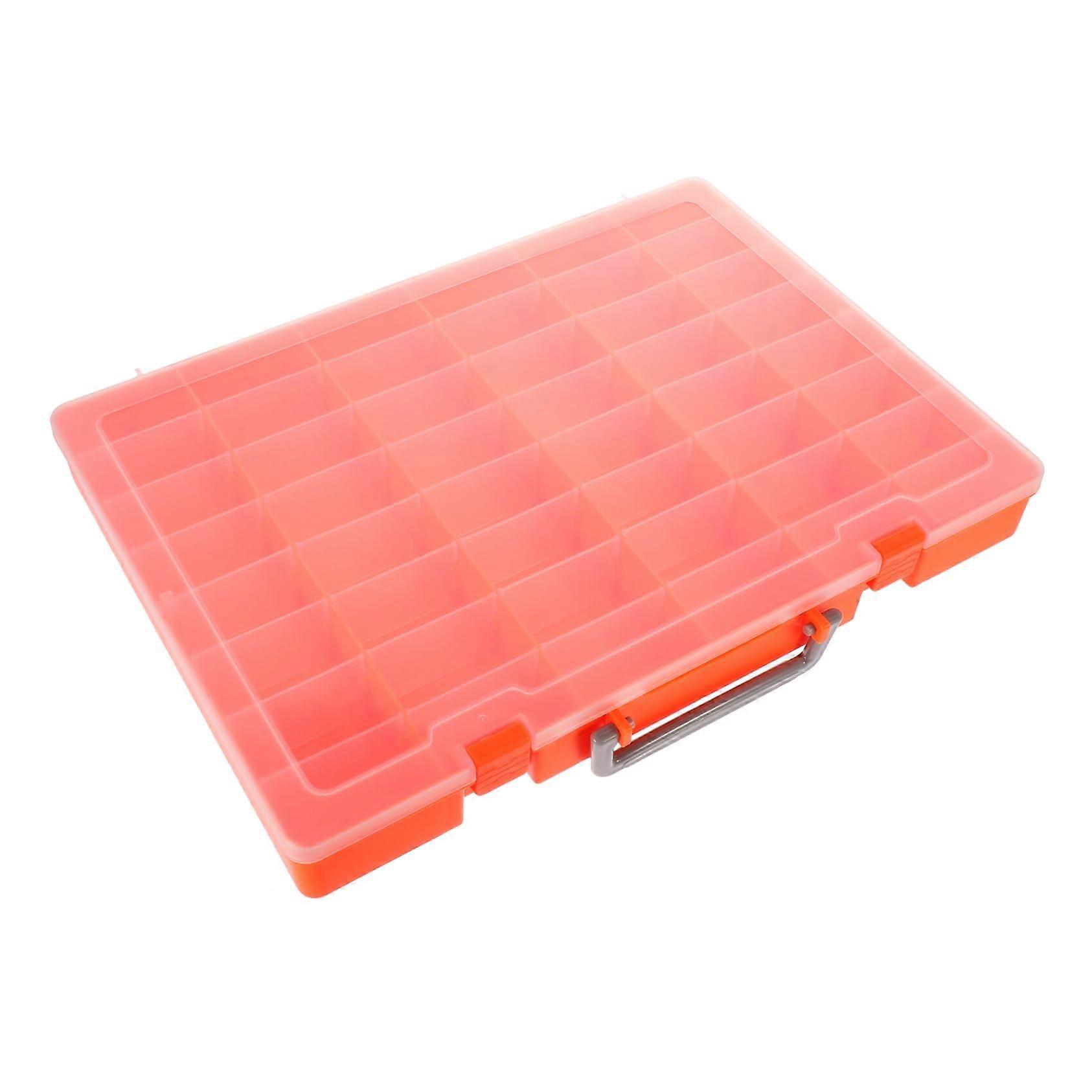 USB Drive Storage Box with Transparent EasyAccess Window, Durable PP MultiCompartment Flash Drive Organizer