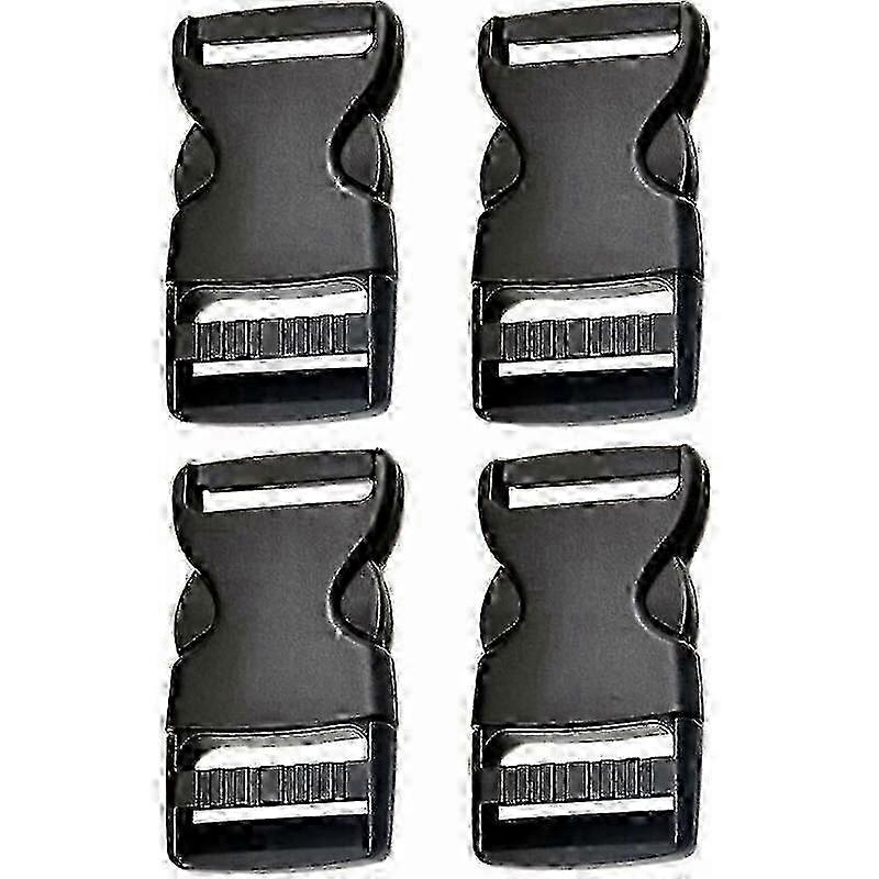 4-Piece Plastic Side Release Buckles for Luggage, Backpack