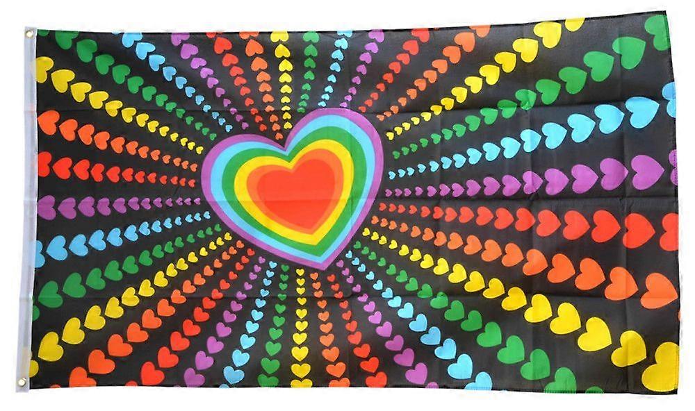 Rainbow Love Flag  CC0487