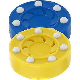 2Pcs Training Hockey Puck Plastic Training Puck Ice Hockey Puck Ice Hockey Sports Supplies