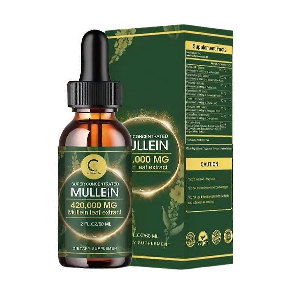 60ml Mullein Tincture Super Concentrated Lung Cleanse