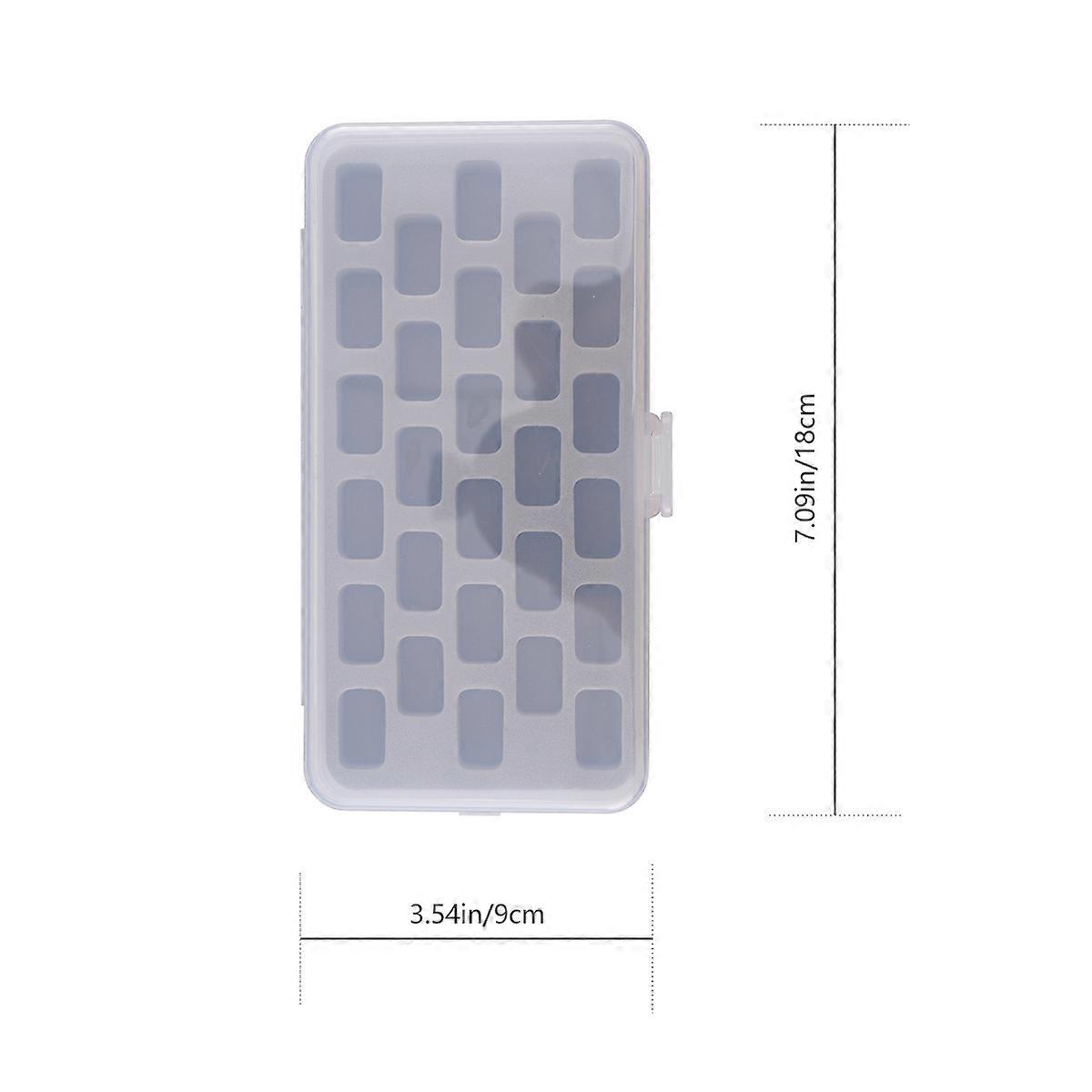 Sewing Bobbin Box Plastic Bobbin Case with Sponge for Storing 1Pcs