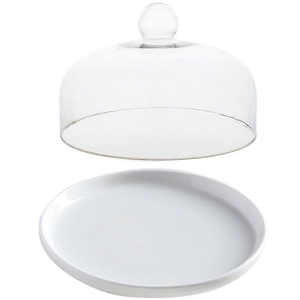 Delicate Cake Tray Multi-Function Cake Plate for Kitchen Use 2Pcs