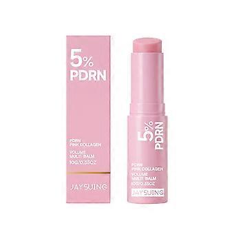 5% PDRN Pink Collagen Multi Balm Stick, Hautbooster mit Volufiline & NAD+, Sofortige Aufpolsterung, Straffung & Strahlender Teint für Gesicht, Hals & Augenpartie, 10