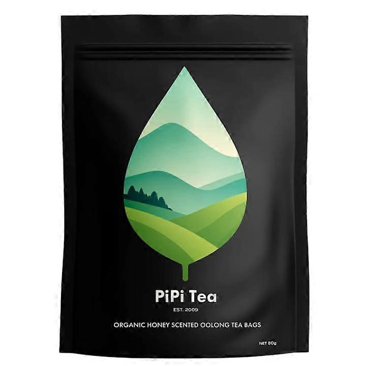 PiPi Tea Organic Honey Scented Oolong Tea Bags - Pipi Oolong Tea, Promotes Digestion and Metabolism for Men Women