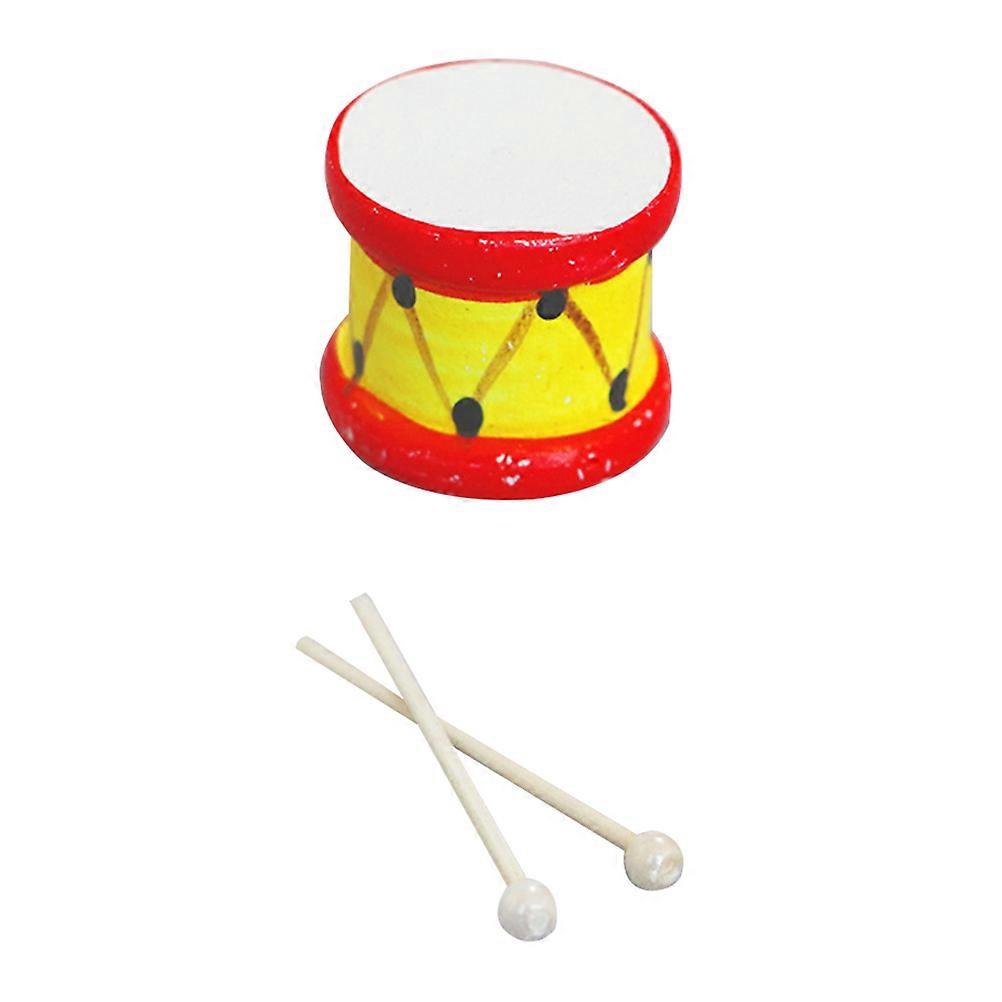 Mini Drum 1Set with Drumstick for Unique Decorative Use