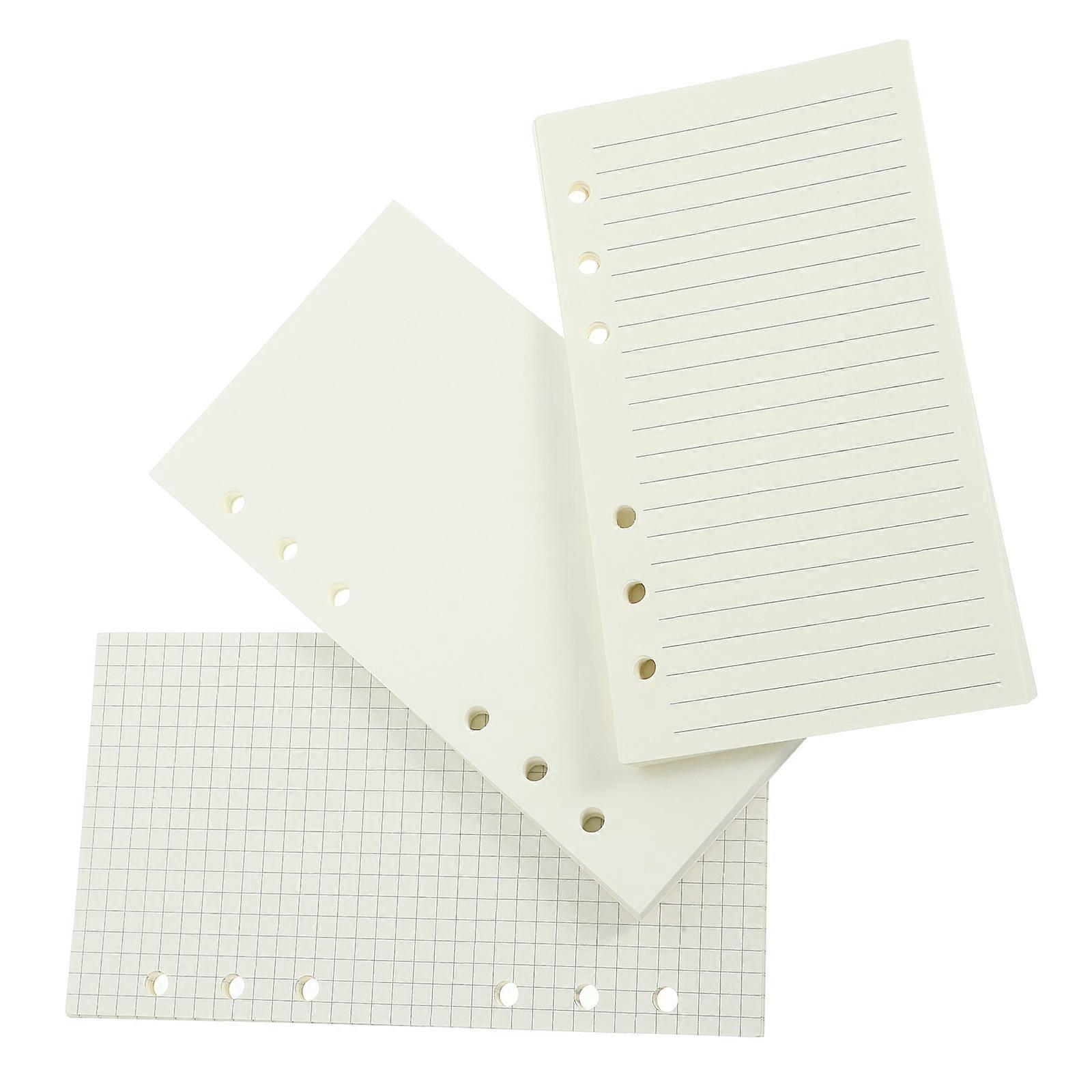 Notepad Replacement Refills Paper for Notebook Use 3 Books Loose Leaf Sheets
