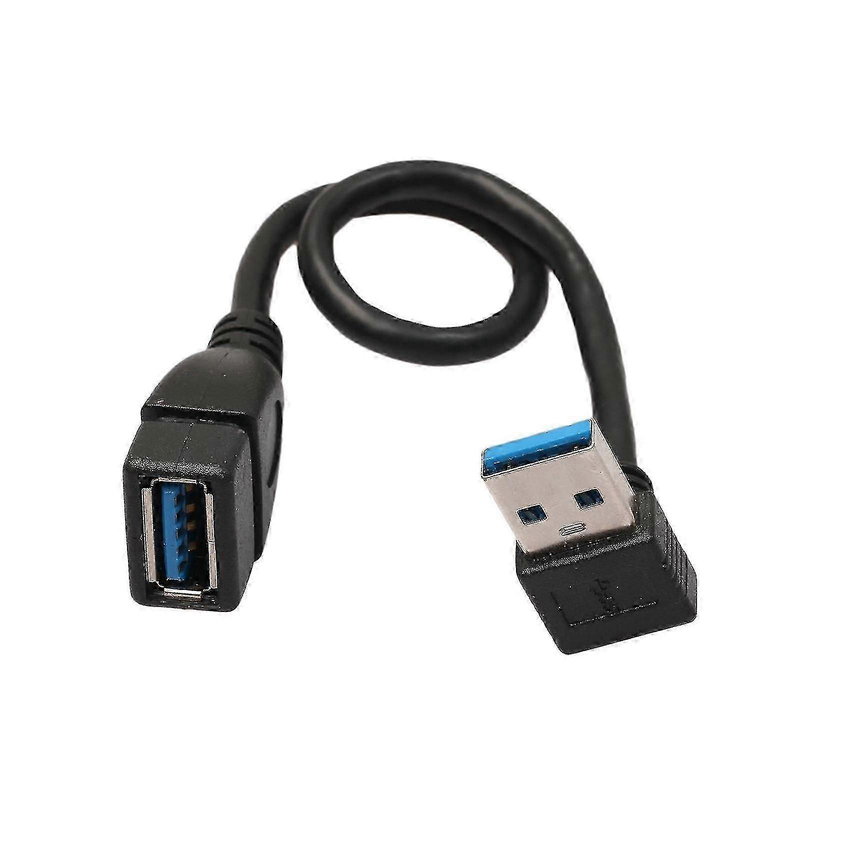 Usb 3.0 Right Angle 90degree Extension Cable , 20cm