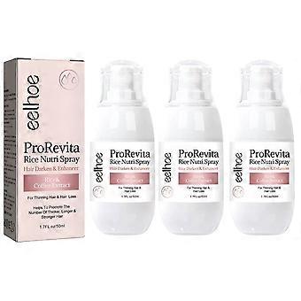 3x Zephta H-Regrow 2.0, Zephta Hair Regrowth, Prorevita Rice Nutri Spray, for Hair