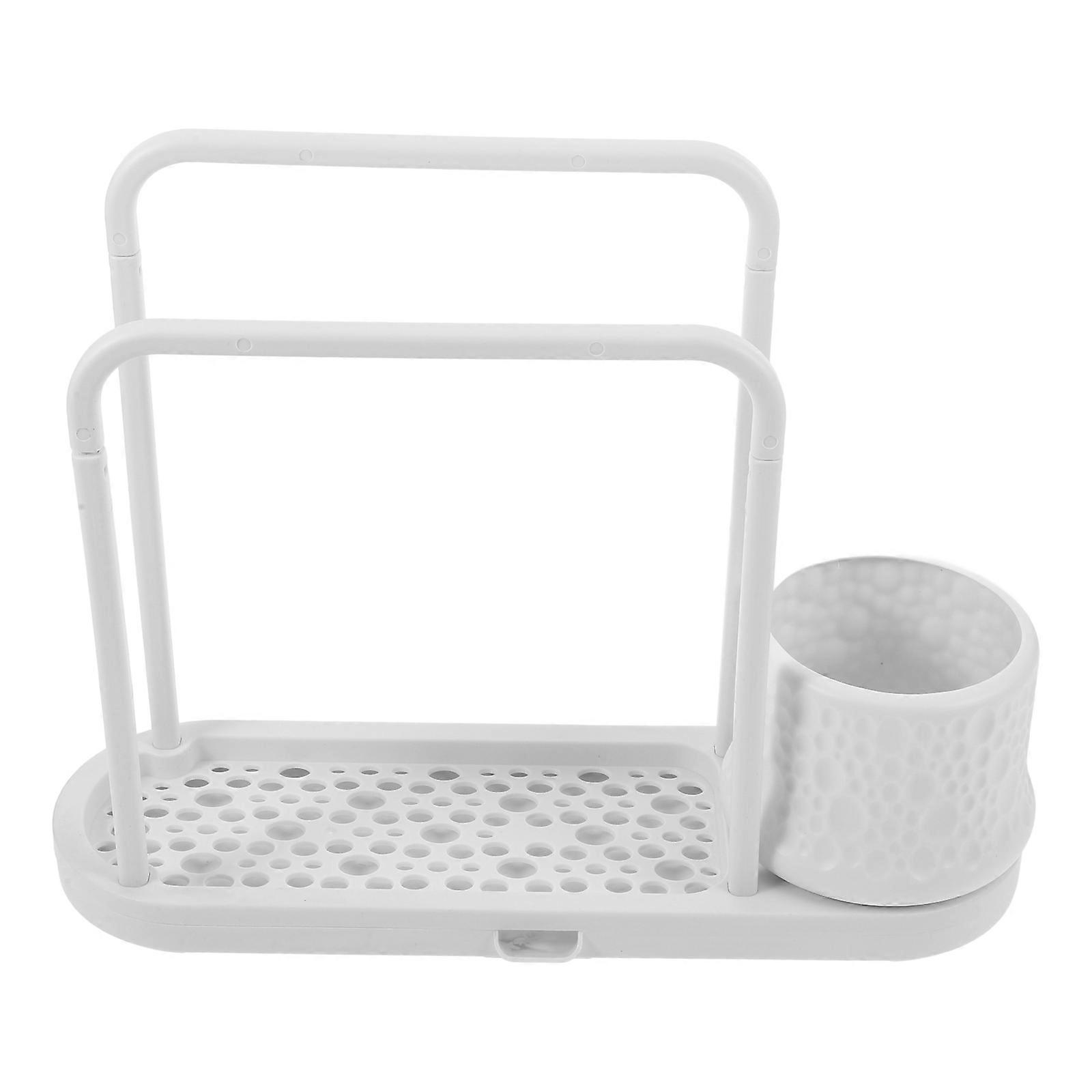 Kitchen Sponge Holder Multi-Function Sink Organizer with 3Pcs Set