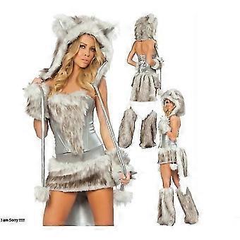 European Halloween Animal Game Garment Big Tail Wolf