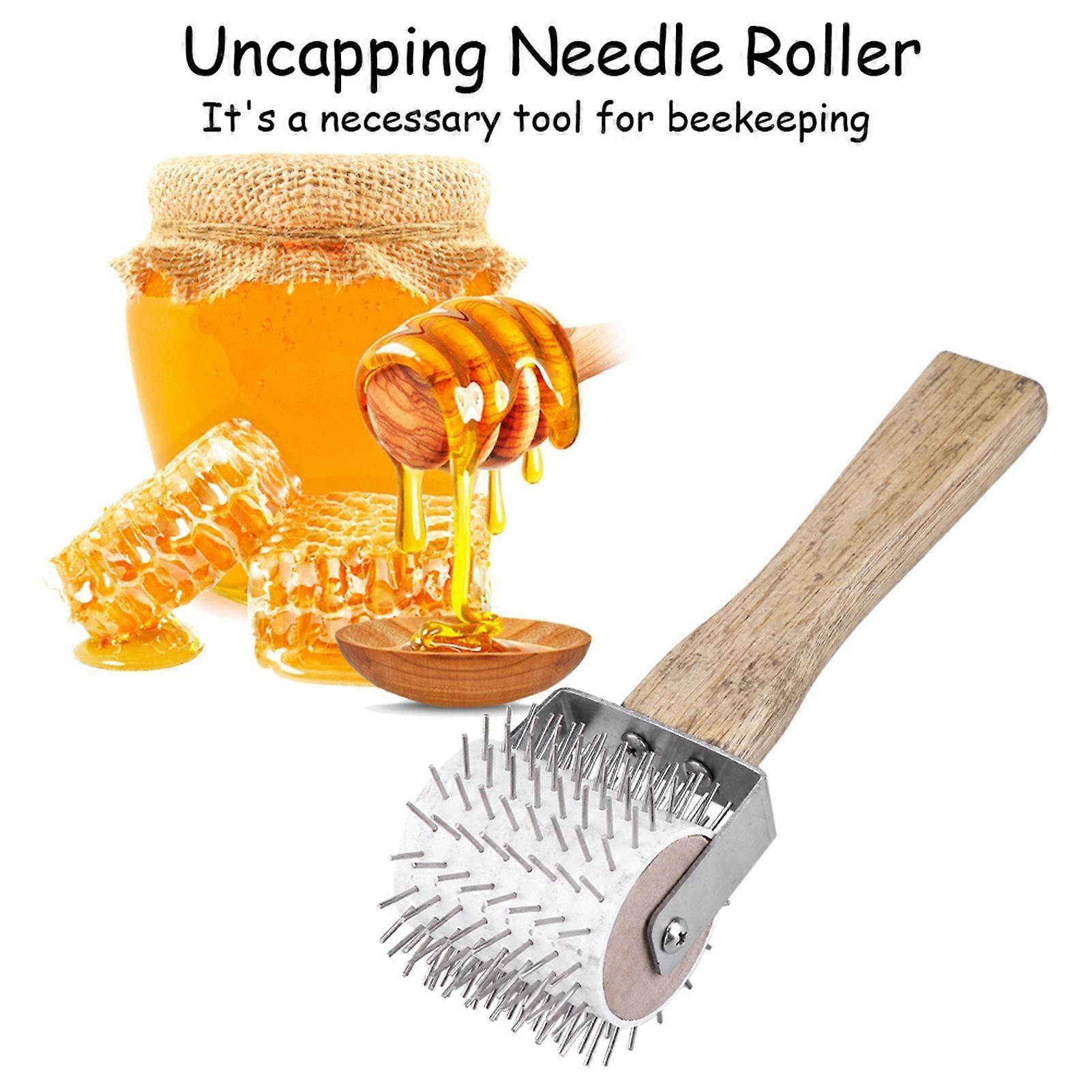 Uncapping Needle Roller Bee Honey Comb Extracting Beekeeping Beekeeper Equipment Tool