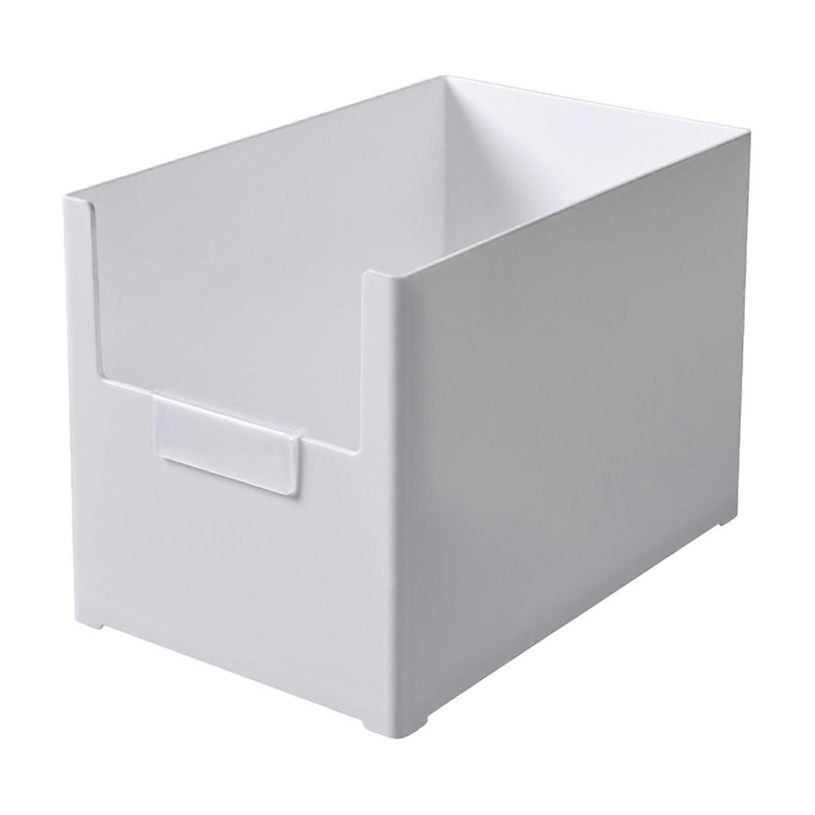 Plastic Open Front Organizer Bin Drawer Design Multifunctional Stackable Storage Bins Kitchen Storage Box