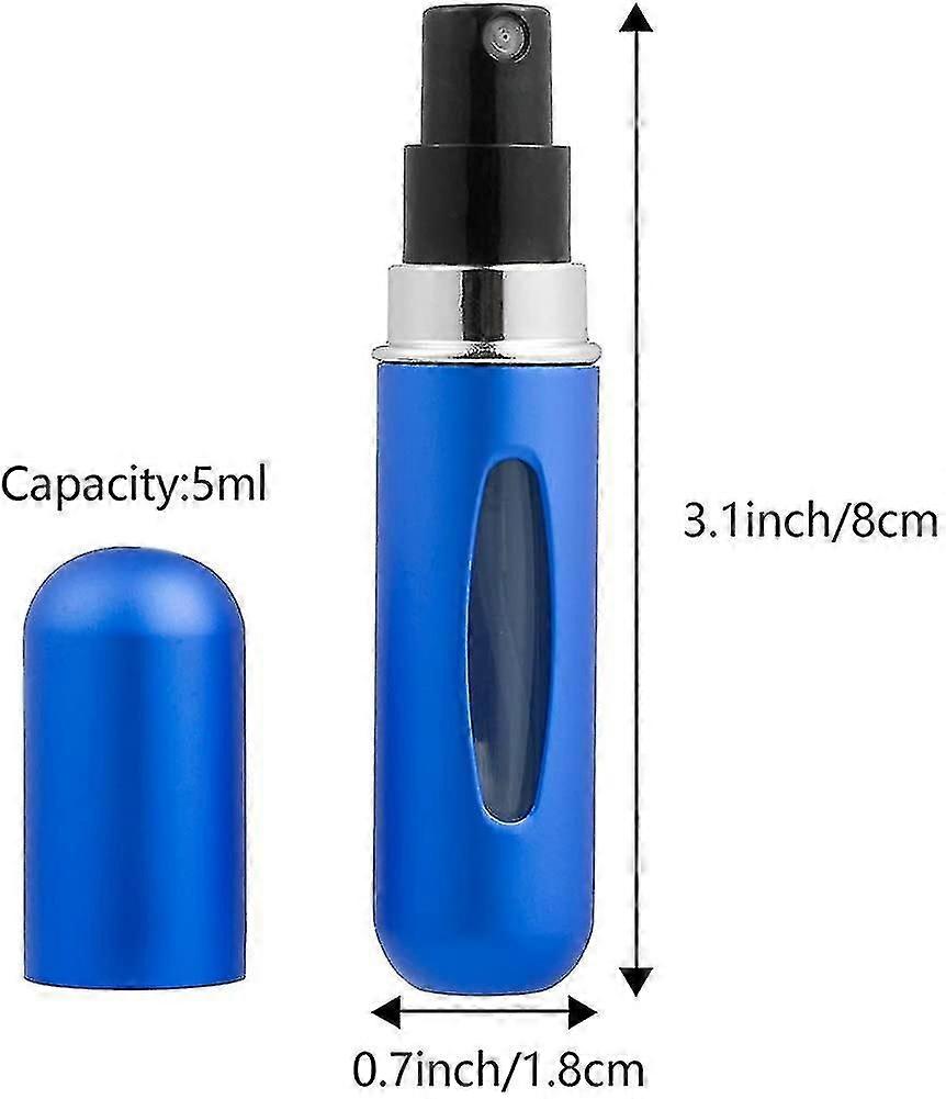 4 Pcs Perfume Atomizer, 5ml Refillable Travel Portable Perfume Atomizer