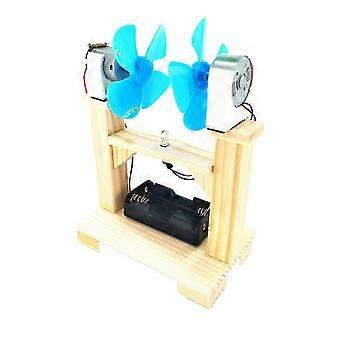 Kit di esperimenti scientifici per modelli di generatore eolico fai-da-te per giocattoli educativi per bambini