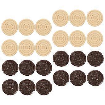 72pcs Wooden Backgammon Chess Pieces Checkers Board Game Pieces Board Game Accessory
