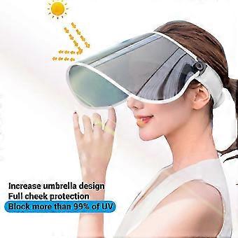 Adjustable 360° Rotation Sun Visor Hat with UPF 50+ for Outdoor Camping Hiking Tennis