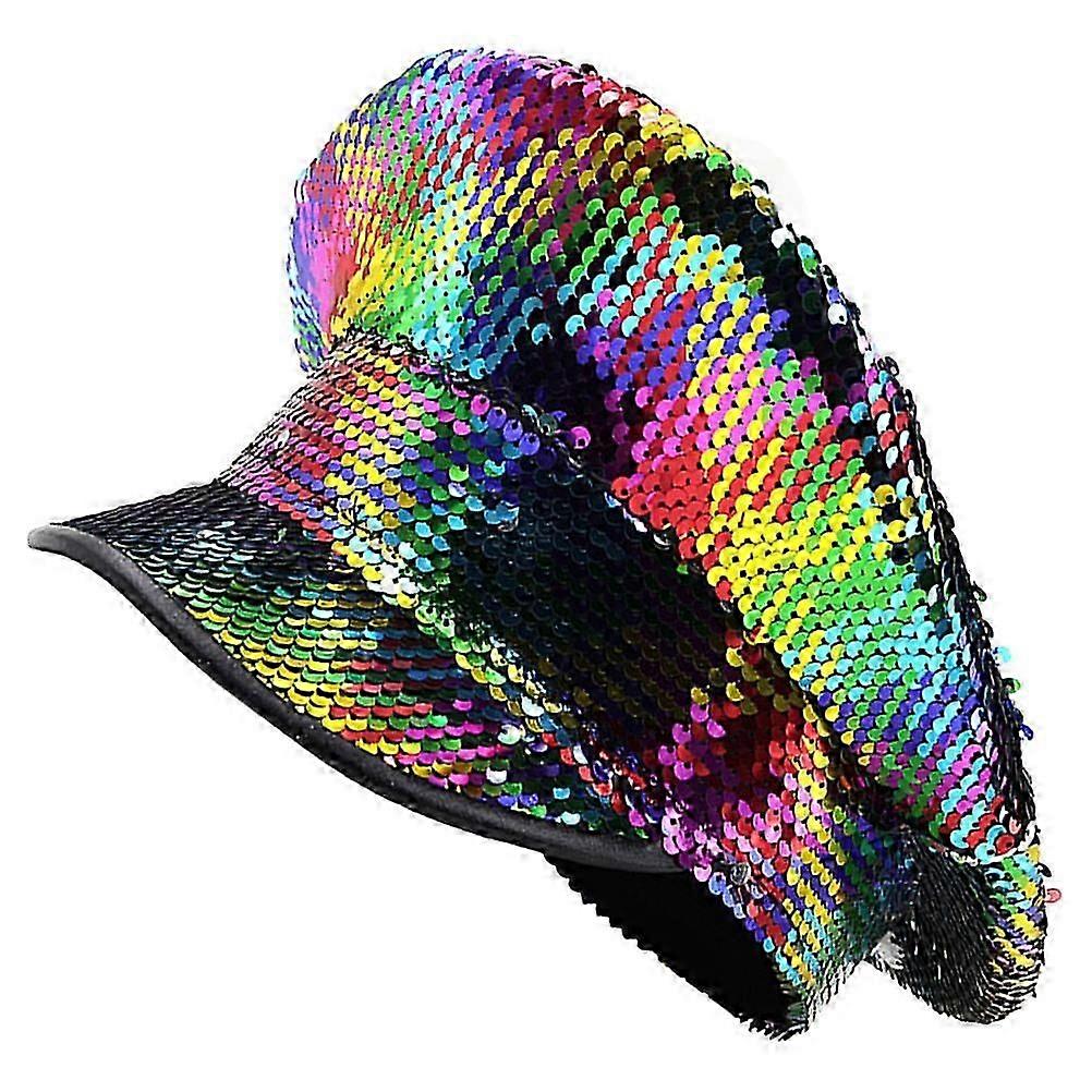 Women's Shiny Sequin Party Hat | Plastic Material