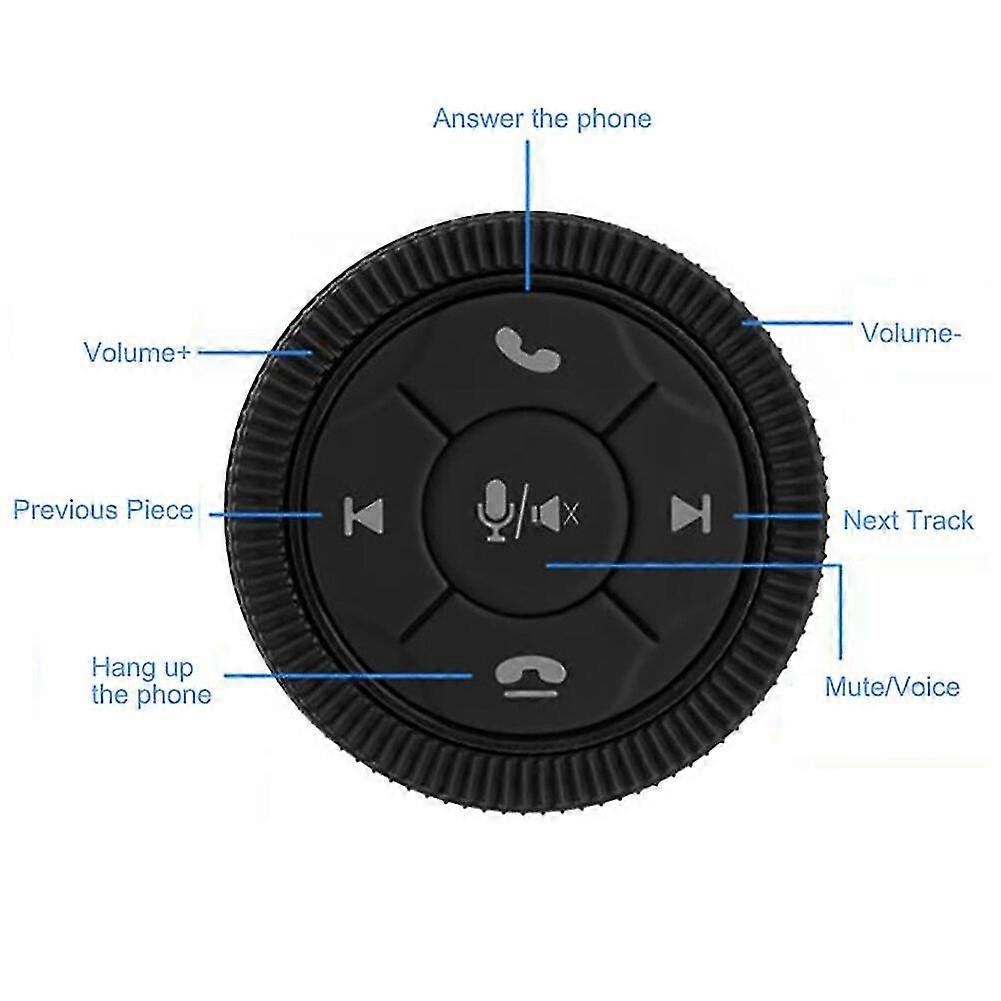 Wireless Steering Wheel Remote Control for Car, 7-Key Universal for Android DVD
