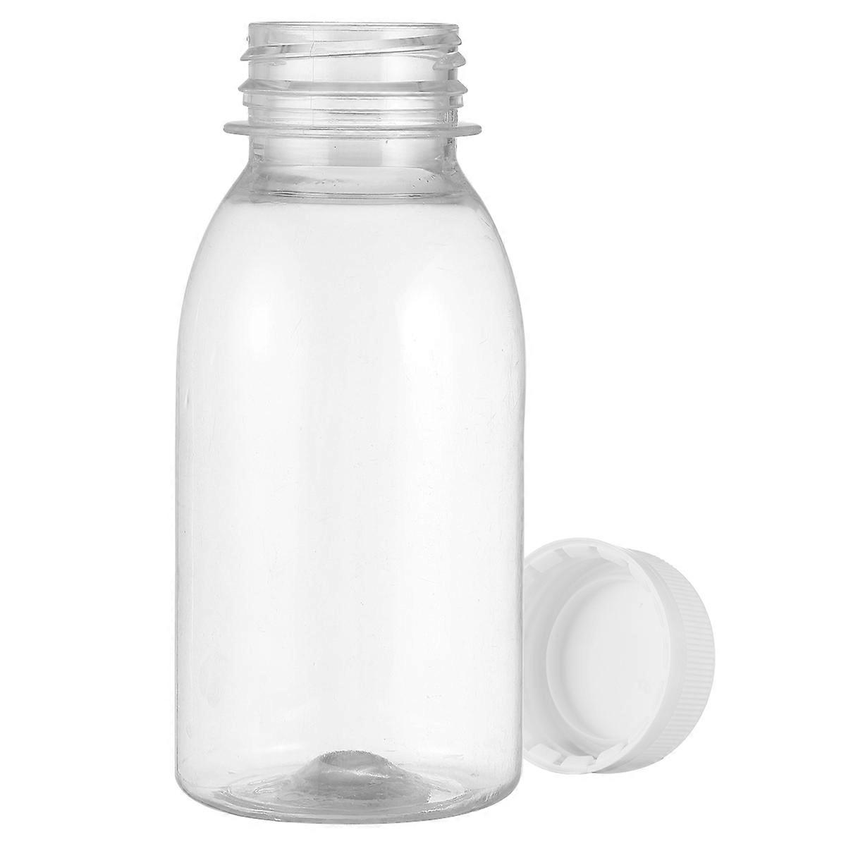 10st Transparent Vattenflaska Plast Dryckesflaskor 250ML (Transparent)