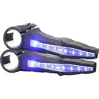 Stuurverlichting, 2 stuks voorfietsverlichting led fietsindicatorlampjes richtingaanwijzers positielichten voor fietsen met een diameter van 22 mm