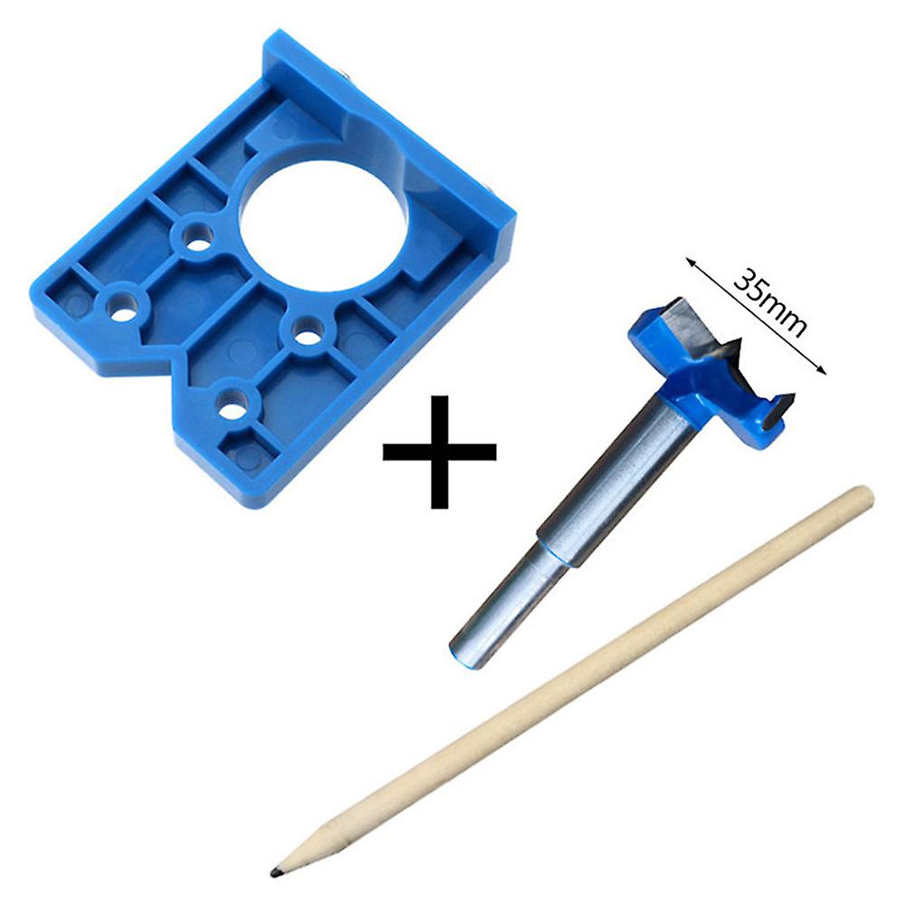 35mm Concealed Cabinet Hinge Hole Jig Wood Hole Saw Drill Locator Guide Tool Or Hole Locator With