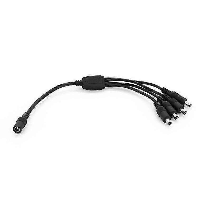 Dc 1 to 4 power split splitter cable 5.5*2.1mm for cctv camera security dvr [MI]