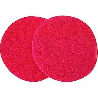 Éponge cosmétique, rouge, 2 pièces