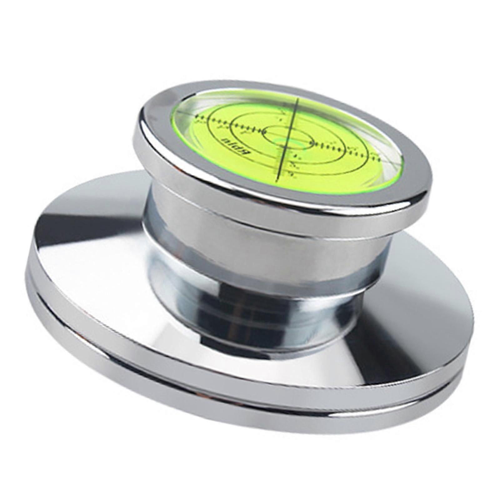 Clamp,50Hz Turntable Disc Stabilizer Clamp with Bubble Level for LP Player