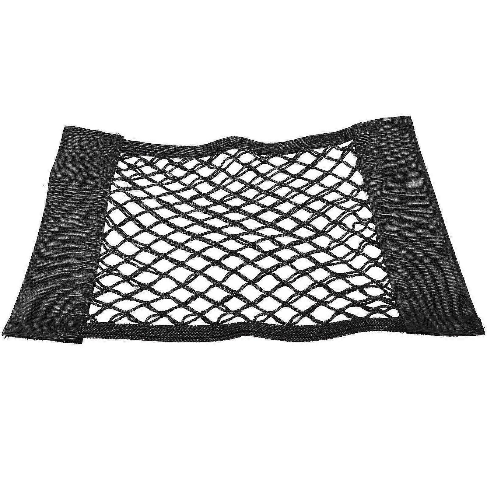 2Pcs Car Storage Net for Trunk Cargo Management Black Mesh