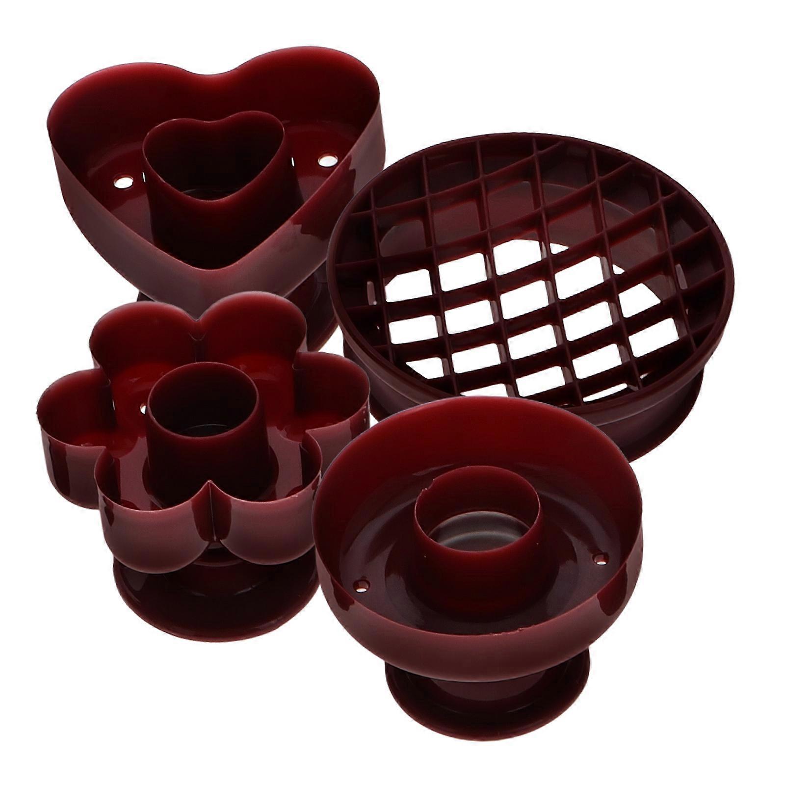 Orange Plastic Bread Molds for Creative Baking Accessories 12Pcs