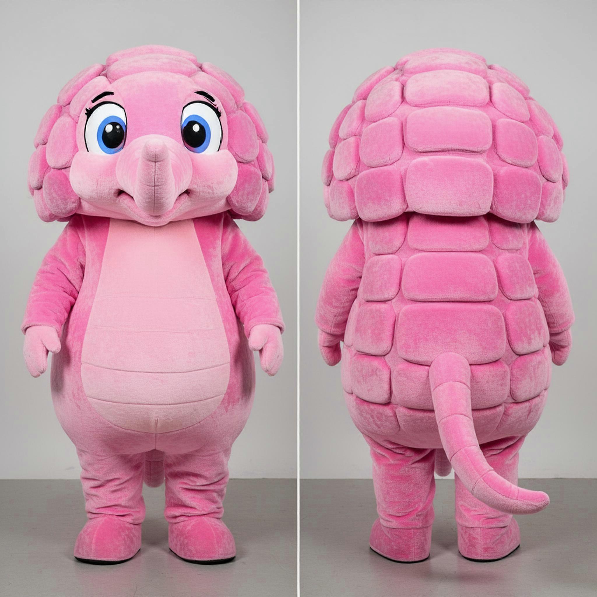 MASTICOT Pink Rounded Glyptodon Mascot