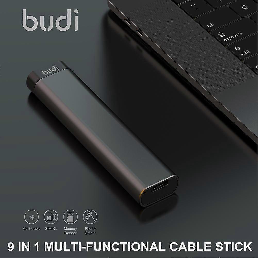 M8J516 Budi Multi-function Cable Stick Multi-Cable Support USB types Cable SIM KIT TF Memory Cable Reader Phone Cradle K2R7