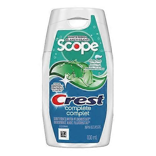 Crest Complete Whitening Plus Scope Liquid Gel Minty Fresh, 100 Ml