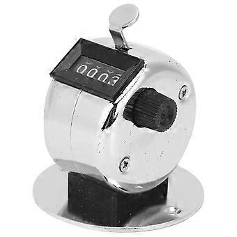 Contador manual mecânico de 4 dígitos Mini Hand Press Counter Handheld Counting Tool