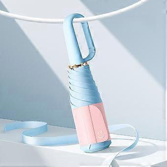 Nuovo parasole per studenti con maniglia ad anello, sconto del 50%, adatto sia per il sole che per la notte, non c'è bisogno di piegarlo, compatto e portatile, tascabile