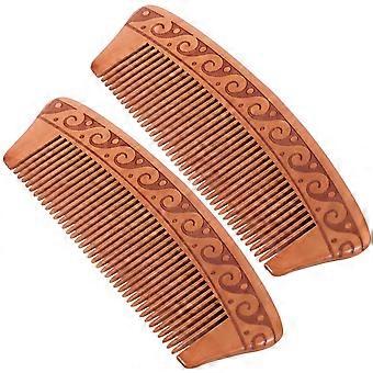 Hair Combs Wooden Hair Cutting Comb Scalp Massage Comb for Home Use 4Pcs