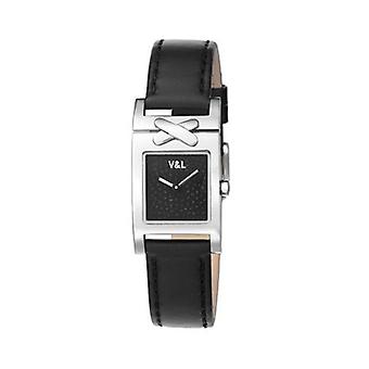 V & l Haute Couture Watch for Women Analog Quartz with Cowhide Bracelet VL089601