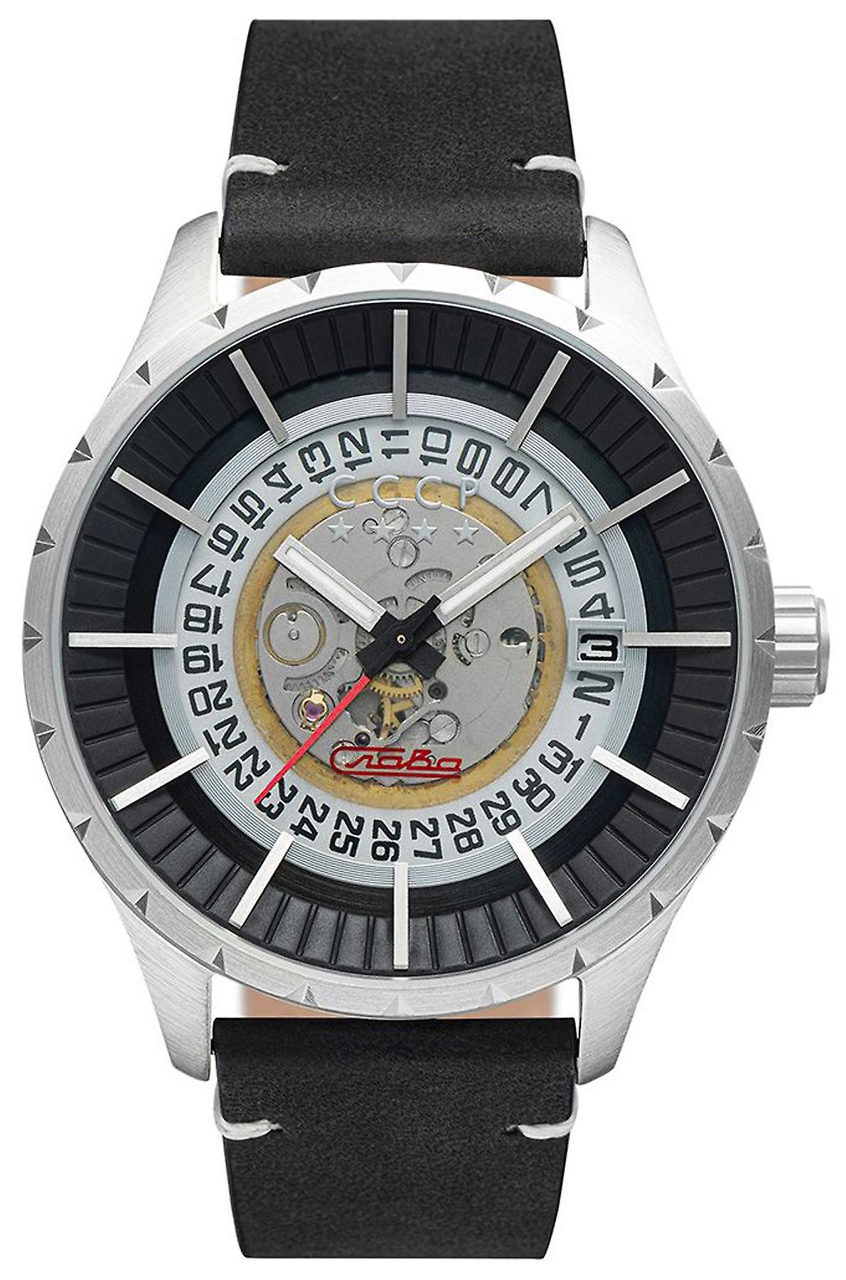Vlason cp-7056-01 Watch for Analog Quartz Men with Cowhide Bracelet CP-7056-01