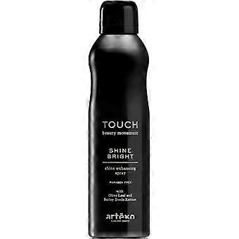 Touch Shine Bright: Spray til at give glans og fremhæve overfladen, 250 ml.