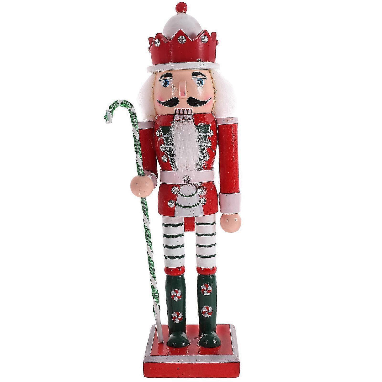 Christmas Desktop Nutcracker Figure Nutcracker Figurine Xmas Nutcracker Statue