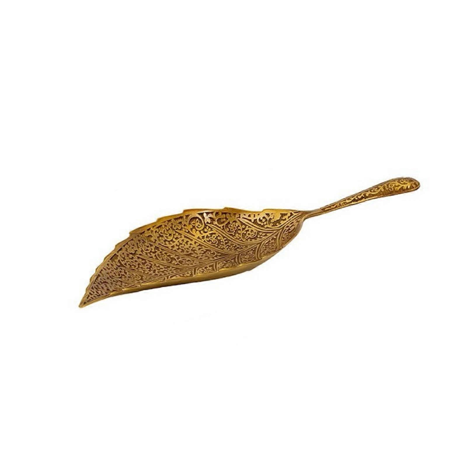 Leaf Tray Shiny Leaf Shaped Tray Textured for Vanity