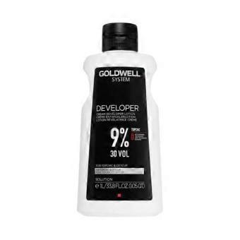 Agent oxydant pour coloration Goldwell, 9%, volume 1 litre.