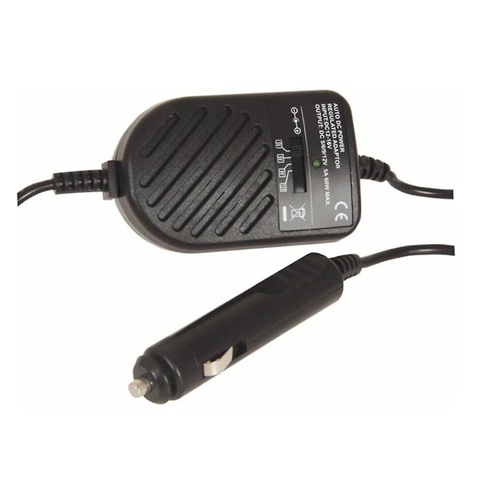 转换器 DC/DC Switchmode 电源 12V 至 5-12V 5A 四插头适配器