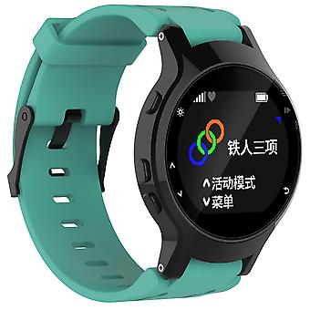 Soft Silicone Watch Band+Case Cover Suitable For Garmin Forerunner 225 Watch